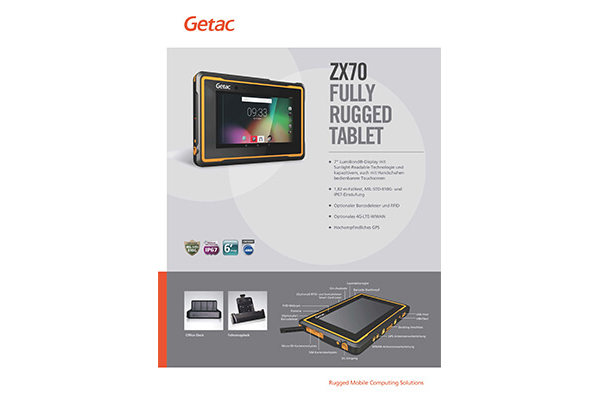 Getac Tablet ZX70 - 7"